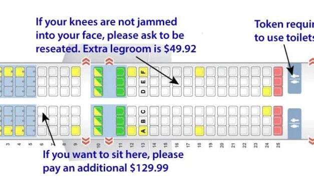 Airfare add ons are reaching the absurd