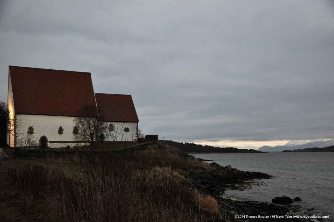 Trondenes church in Harstad Hurtigruten Cruise Excursion