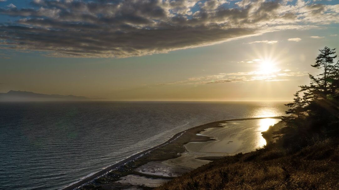 Ebeys Landing Sunset Whidbey
