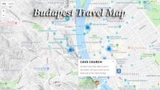 Map of Budapest for travelers