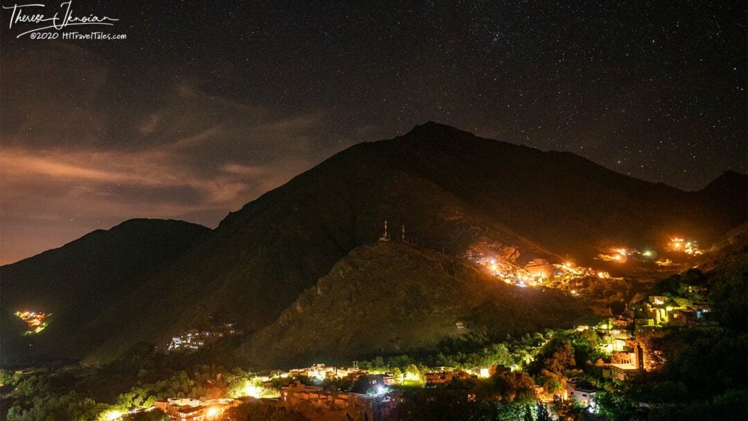 Kasbah Night Photo Of Valley
