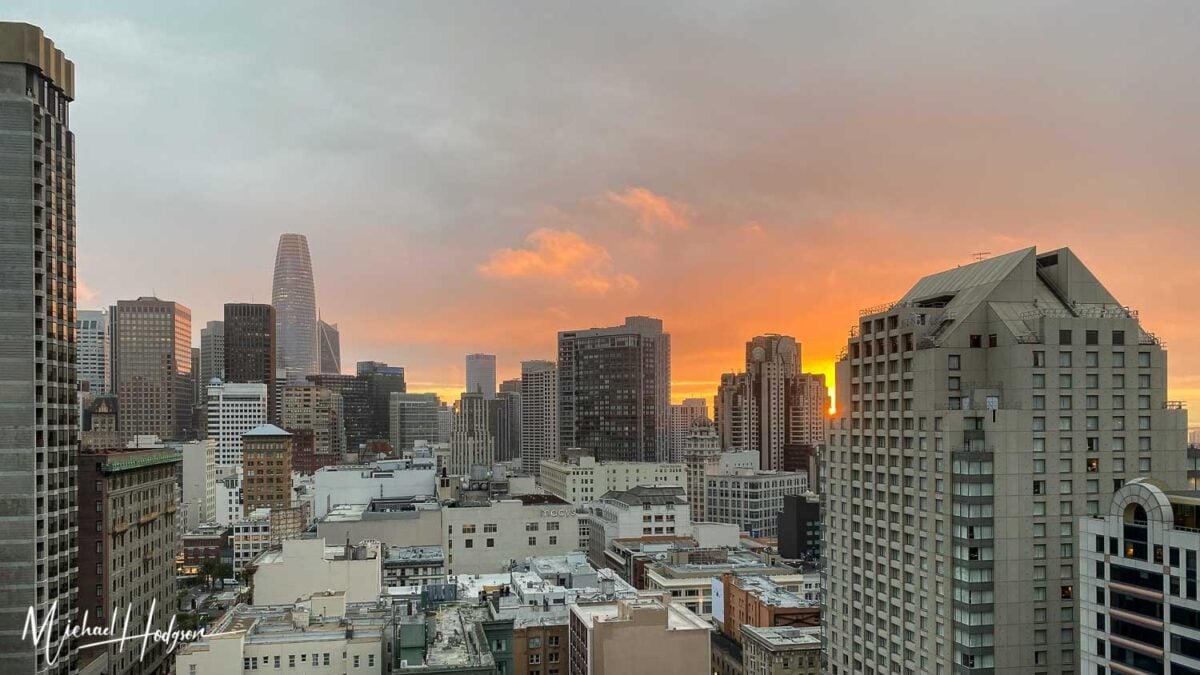The Clift Royal Sonesta Hotel San Francisco View Sunrise