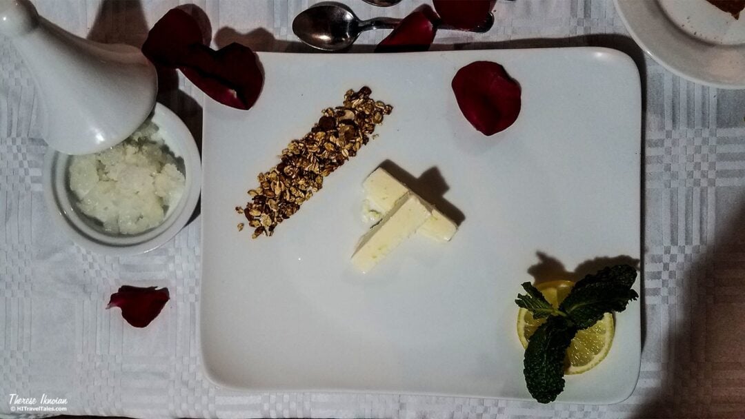 The Repose dinner dessert