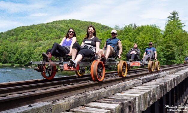 Railbiking: Riding the rails on a railbike with Revolution Rail